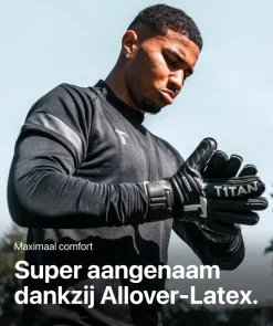 T1TAN Classic 1.0 Black-Out- Classic Collectie|Keepershandschoenen Voor Kinderen