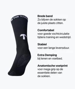 T1TAN Grip Socks - zwart- Sokken