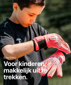 T1TAN Rebel 2.0 Fluo Pink Junior-Kinderen Rebel Collectie|Keepershandschoenen Voor Kinderen