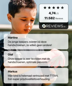 T1TAN Rebel 2.0 Fluo Pink Junior-Kinderen Rebel Collectie|Keepershandschoenen Voor Kinderen