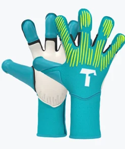 T1TAN Rebel 2.0 Sky Blue Junior Pro (FP)-Kinderen Met Fingersave|Keepershandschoenen Voor Kinderen
