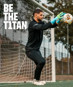 T1TAN Rebel 2.0 Sky Blue Junior Pro (FP)-Kinderen Met Fingersave|Keepershandschoenen Voor Kinderen