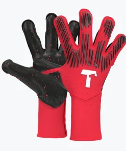 T1TAN Rebel 2.0 Solar Red Junior Pro (FP)-Kinderen Keepershandschoenen Voor Kinderen|Met Fingersave