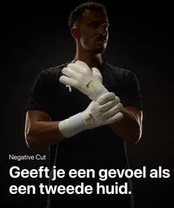 T1TAN Rebel 2.0 White-Out Junior Pro (FP)-Kinderen Met Fingersave|Keepershandschoenen Voor Kinderen