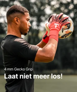 T1TAN Red Beast Junior Pro 3.0 (FP)-Kinderen Keepershandschoenen Voor Kinderen|Met Fingersave