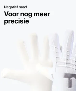 T1TAN White Beast Junior Pro 3.0 (FP)-Kinderen Met Fingersave|Keepershandschoenen Voor Kinderen